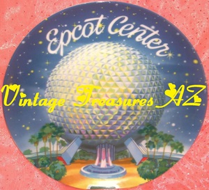 EPCOT Center Plate Vintage 1982 (Grand Opening Year) RARE